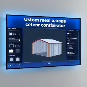 Garaż blaszany na wymiar konfigurator