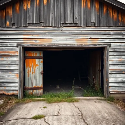 Garaż do rozbiórki