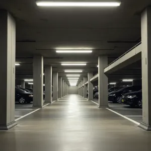 Garaż w bloku mieszkalnym