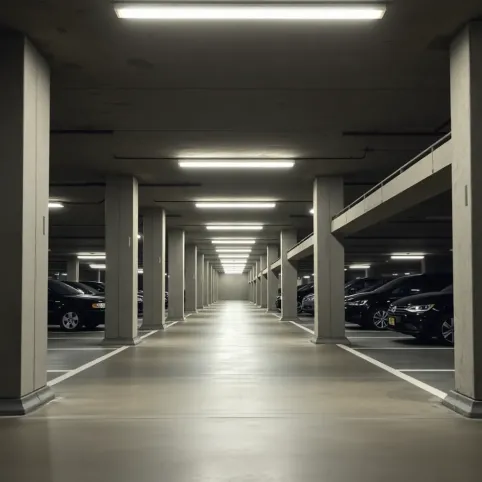 Garaż w bloku mieszkalnym