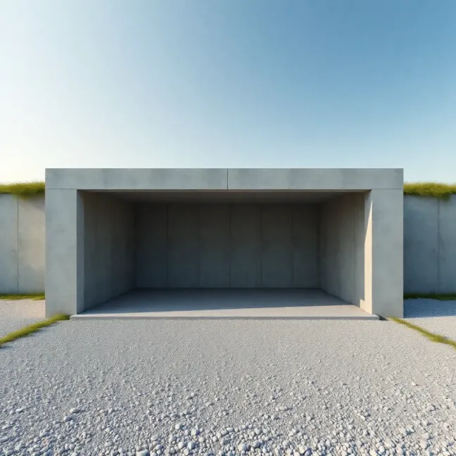 Garaż z płyt betonowych 35m2 cena