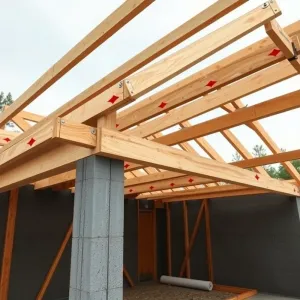 Garaż z płyt betonowych jak zrobić dach