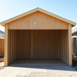 Garaż z płyty OSB i styropianu