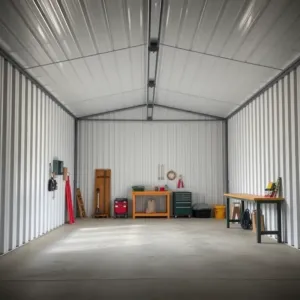 Garaż z płyty warstwowej 12x7