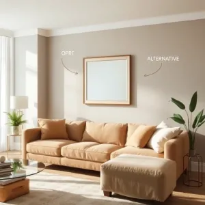 Gdzie powiesić lustro w salonie