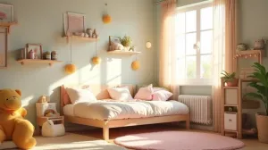 gdzie ustawić łóżko w pokoju dziecka