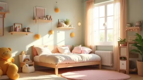 gdzie ustawić łóżko w pokoju dziecka