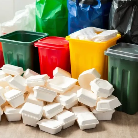 Gdzie wyrzucić styropian po jedzeniu