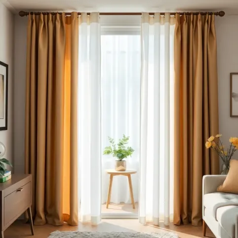 Gotowe firany do salonu wysokość 230 cm