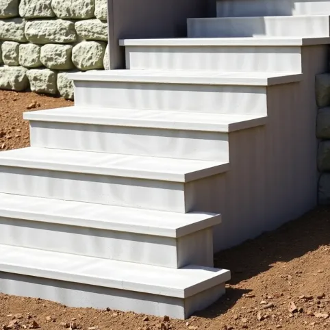 Gotowe schody do piwnicy betonowe