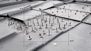 ile blachowkrętów na m2