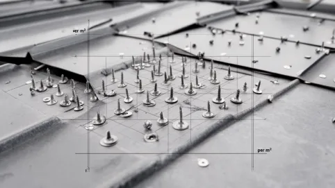 ile blachowkrętów na m2