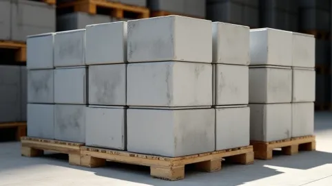 ile bloczka betonowego na palecie