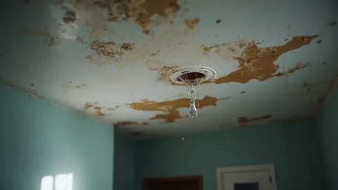 Ile schnie zalany sufit