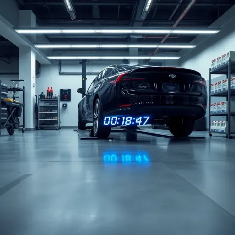 Ile trwa serwis auta w salonie