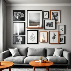 Inspiracje na ścianę w salonie