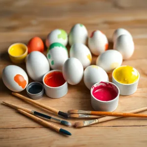 Jajka styropianowe czym malować