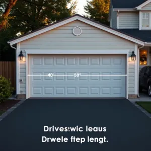 Jak długi podjazd do garażu