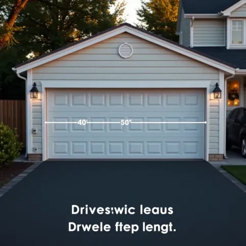 Jak długi podjazd do garażu