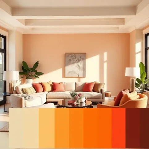 Jak łączyć kolory w salonie