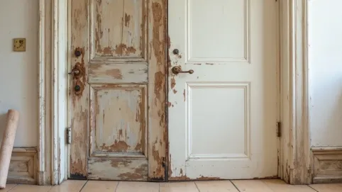 Jak okleić drzwi okleiną samoprzylepną