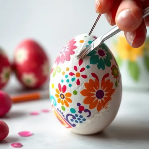 Jak ozdobić jajko styropianowe serwetką