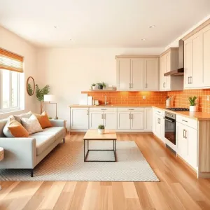 Jak połączyć kolorystycznie salon z kuchnią