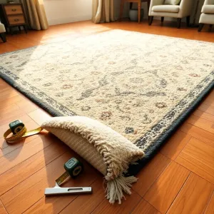 Jak położyć dywan w salonie