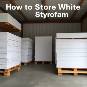 Jak przechowywać styropian biały