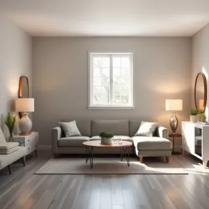 Jak rozjaśnić szary salon