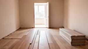 Jak układać panele względem drzwi