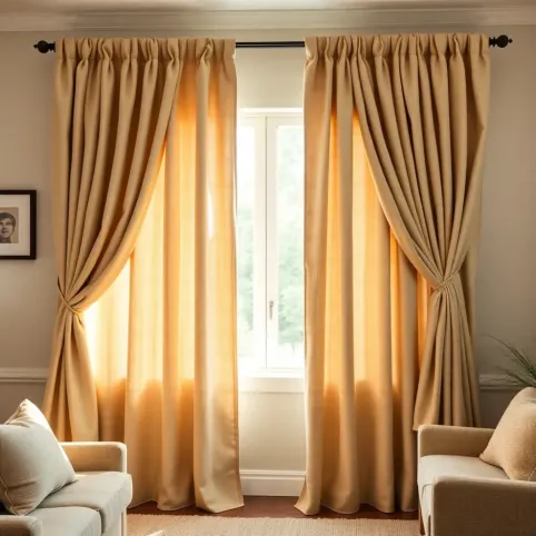 Jak upiąć zasłony w salonie