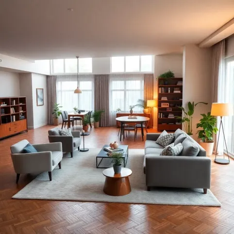 Jak urządzić duży pokój w bloku