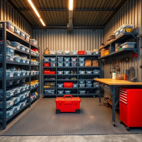 Jak urządzić garaż blaszany