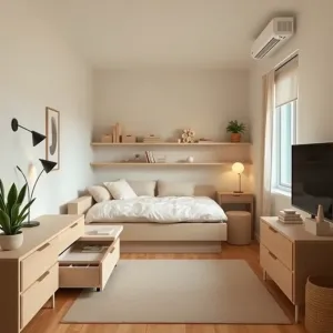 Jak urządzić mały salon z miejscem do spania
