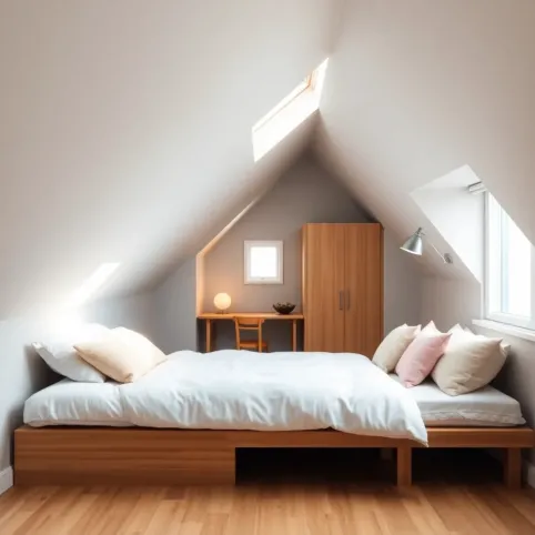 Jak urządzić pokój na poddaszu ze skosami