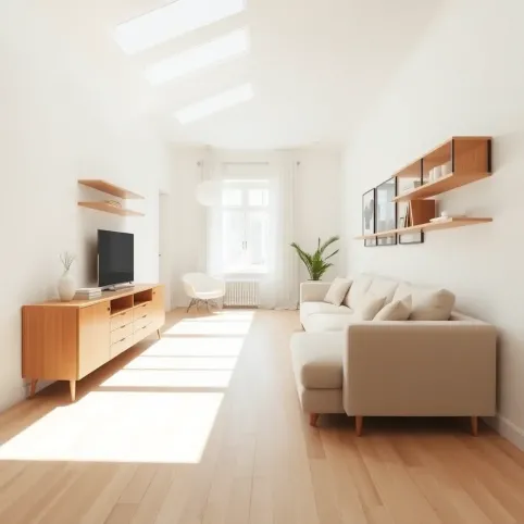 Jak urządzić wąski pokój Inspiracje