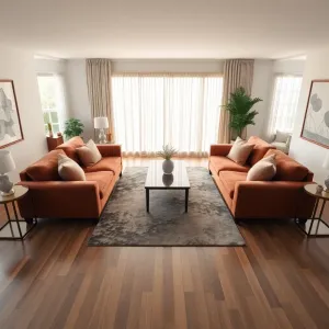 Jak ustawić dwie kanapy w salonie