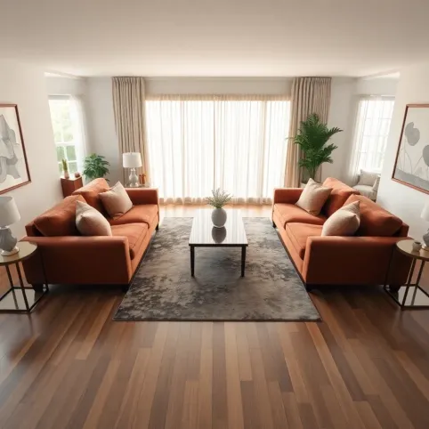 Jak ustawić dwie kanapy w salonie