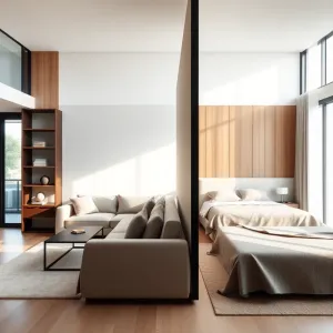 Jak wydzielić sypialnię w salonie