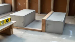 jak wypoziomować bloczki pod garaż