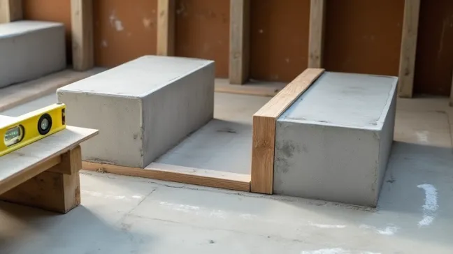 jak wypoziomować bloczki pod garaż