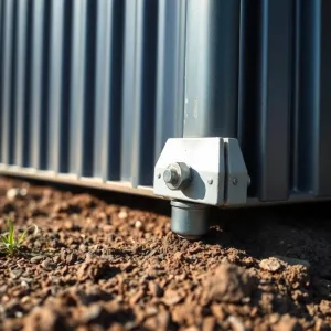 Jak zakotwiczyć garaż blaszany do ziemi