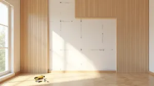 Jak zamontować lamele od podłogi do sufitu