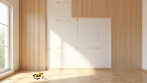 Jak zamontować lamele od podłogi do sufitu