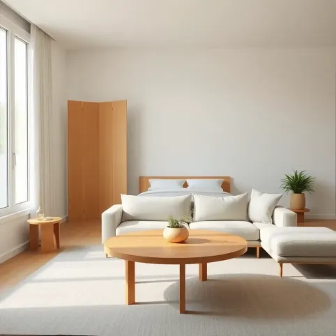 Jak zasłonić łóżko w salonie