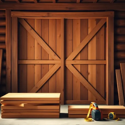 Jak zrobić drzwi do garażu z desek