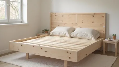 Jak zrobić łóżko z płyty meblowej