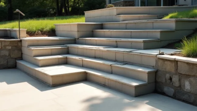 jak zrobić schody z bloczków betonowych