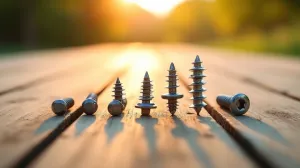 Jaka długość wkrętów do deski tarasowej